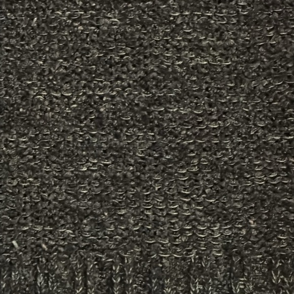 Women’s atmosphere sweater dress, black and white knit, long sleeve winter short - Picture 5 of 6